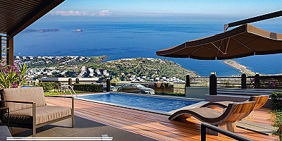 Yalıkavak Satılık Lüks Villa | Panoramik Manzara, Özel Plaj